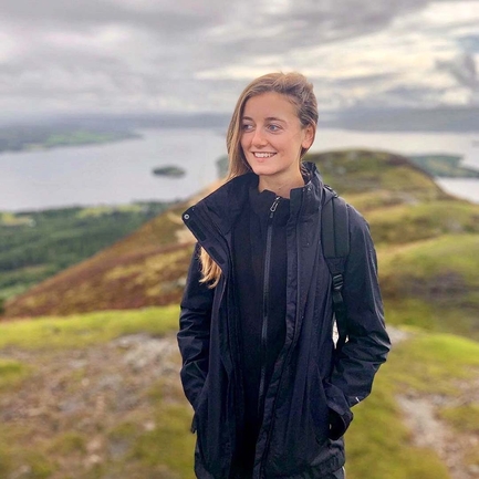 Victorial Laila Neill at Quiraing on the Isle of Skye