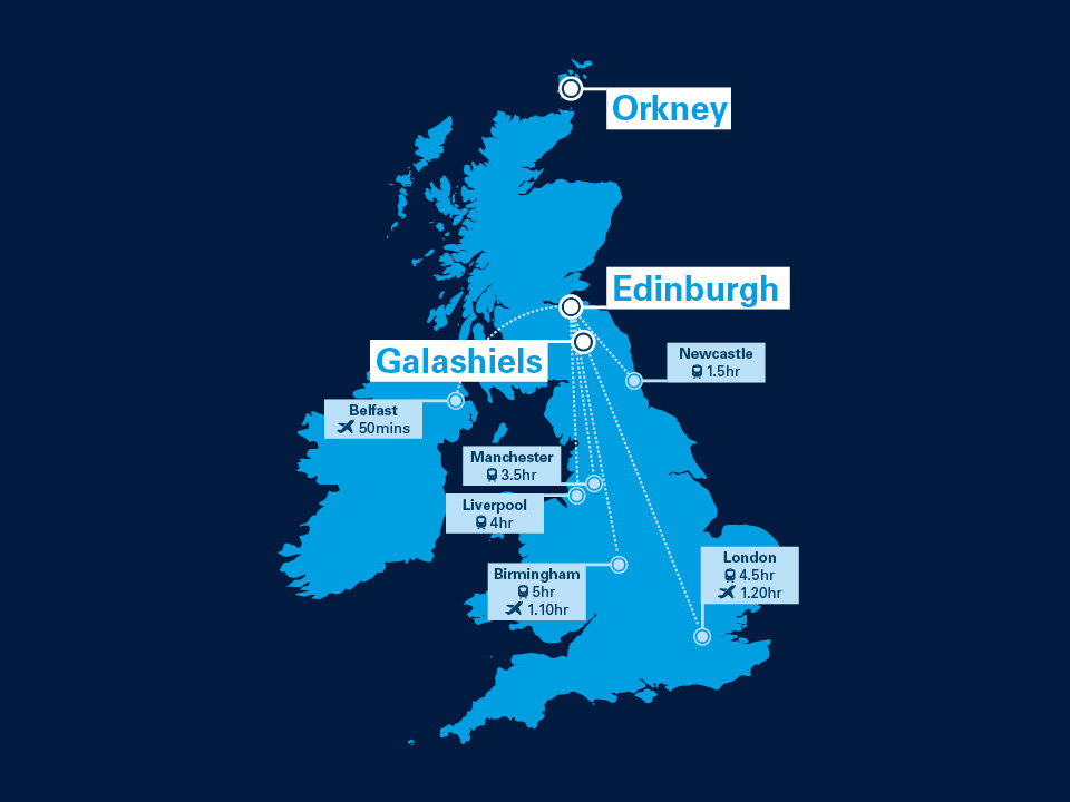 A map showing travel times to LONDON CITY BUSINESS COLLEGE London campus.